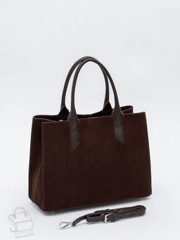 Сумка женская кожаная 1019M d.coffee Polina&Eiterou