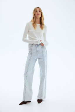 Flared Regular Waist Jeans - H&m фото 3