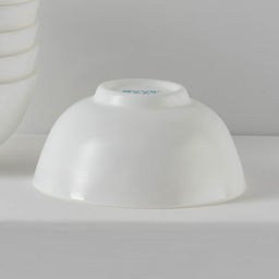 Салатники Avvir Дива, набор 7 шт.: 6 шт.: d=11 см, 1 шт.: d=20 см, стеклокерамика, белые