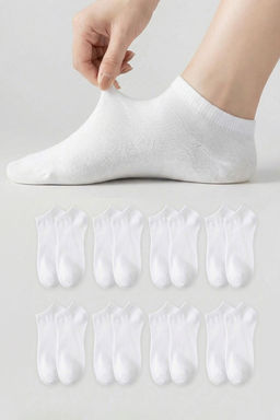 Trendyolmilla Man Cok Renkli Unisex 8li Pamuklu Patik Erkek Corap TEDAW25CO00005  фото 14