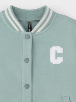 КР 302675-1/голубой прибой жакет (бомбер) для дев