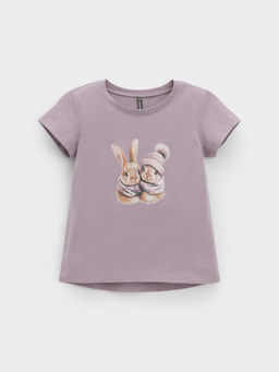 КР 302808/морской туман к573 фуфайка (футболка) для дев - Crockid фото 2