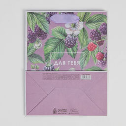 Цена за 3 шт. Пакет подарочный крафтовый, упаковка, Для тебя, MS 18?23?8 см