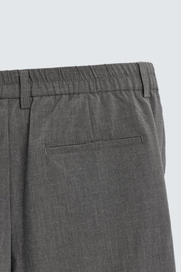PANTAL?N WIDE FIT PLIEGUES / Gris - Zara фото 9
