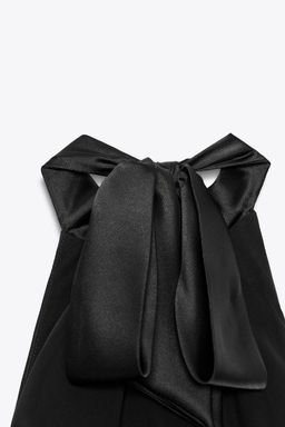 OPEN BACK SATIN MIDI DRESS - Zara фото 20