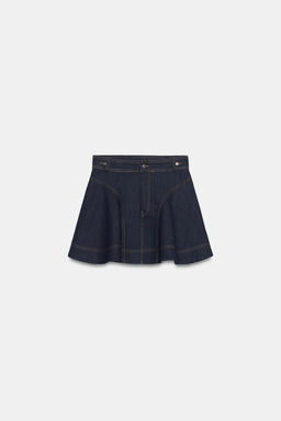 FALDA CORTA DENIM ZW COLLECTION / Azul - Zara фото 18