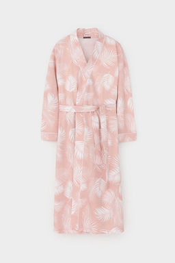 Е 50005/24/дымчатая роза,листья пальмы халат жен