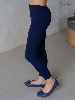 Леггинсы темно синий