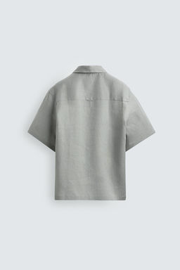 PANTAL?N REGULAR FIT 100% LINO / Marino - Zara фото 17