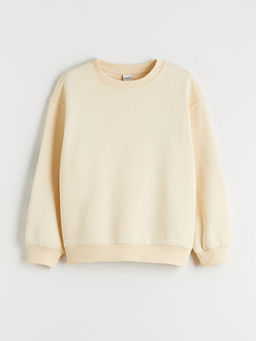 Bisiklet Yaka K?z ?ocuk Sweatshirt