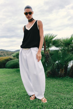 TOP PUNTO COMBINADO / Negro