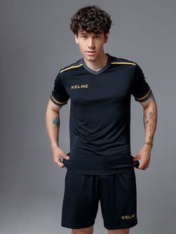 Футбольная форма KELME Short Sleeve Football Uniform Black