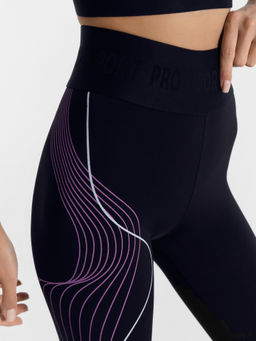 Брюки (легинсы) женские черные с печатью черный +печать 342305 - Mark formelle фото 6