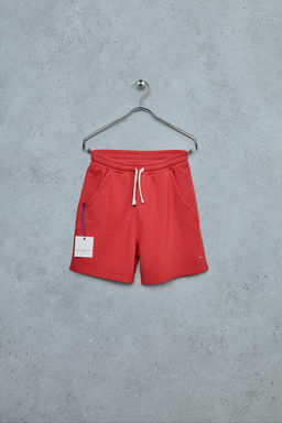STORIESZ - BERMUDA FELPA LISA / Rojo vivo - Zara фото 3