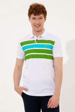 Мужская футболка Apple Green с воротником-поло Неожиданная скидка в корзине