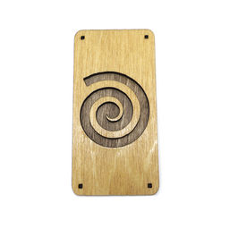 Подставка под благовония из кедра с символом Спираль - Сандаловый дом фото 2