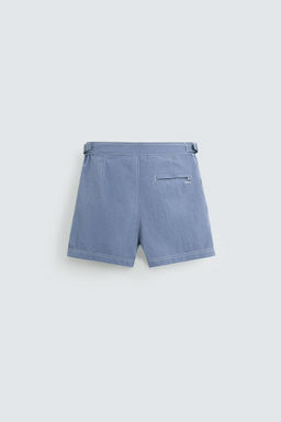 CONTRAST WASH MID-LENGTH SWIMMING TRUNKS - Zara фото 2