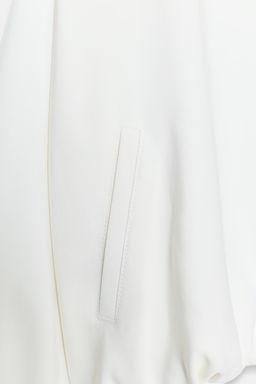 CHAQUETA BOMBER CUELLO SUBIDO / Blanco roto - Zara фото 10