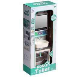 Набор мебели для кукол «Уборная», раковина, зеркало, аксессуары