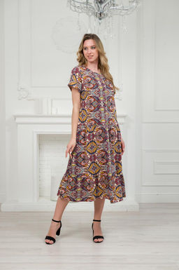 Платье женское из кулирки Кармелита восток - Амадэль фото 7