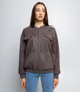 Бомбер #КТ7001 (4), серый