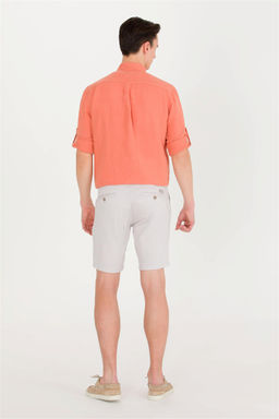 Мужские светло-серые тканые шорты - U.s. polo assn фото 4