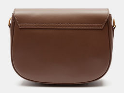 Коричневая кожаная женская сумка из натуральной кожи WK0011 Brown