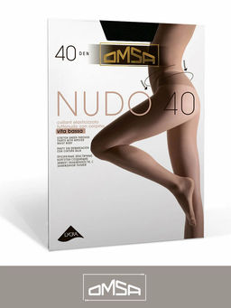 (Omsa) Nudo 40 V/B (чз) caramello  фото 4