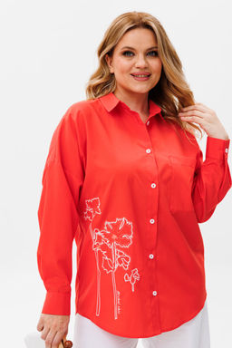 Рубашка Michel Chic 778 коралл