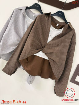 Рубашка женская с топиком - Bruno фото 5