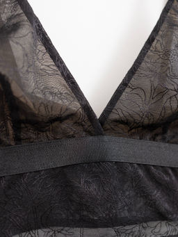 CONTE FLORAL TATTOO LBE 2870 Бюстье женское black - Conte elegant фото 7