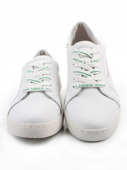 03-M17-30 WHITE Полуботинки женские (натуральная кожа)