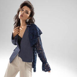 Жакет, Примкнуть к избранным (misty blue) - Charutti фото 4