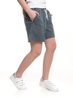 Шорты для девочки 22-4356 эвкалипт