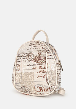 Рюкзак Модель №1466 | гобелен | | бежевый цветной | Почта | 32619 - L-craft фото 2