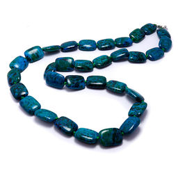 Бусы из камня Малахит привлекает энергии удачи, везения, богатства