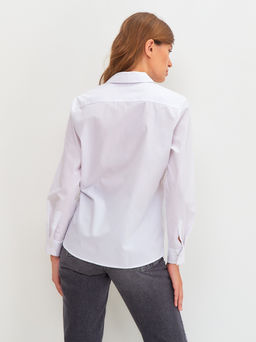 Блузка женская дл. рук. KATHARINA KROSS KK-B-0101P-белый.принт  фото 5