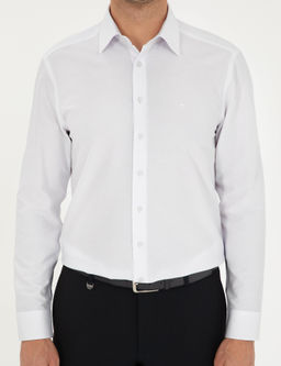 Рубашка Pierre Cardin Regular Fit длинный рукав белая
