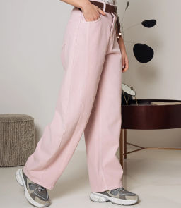 Джинсы #КТ6906 (1), светло-розовый