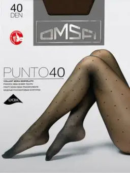 Колготки PUNTO 40 - nero - Omsa фото 3