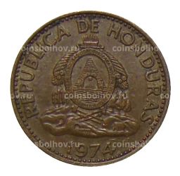 Монета 1 сентаво 1974 года Гондурас
