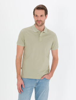 Ye_il Slim Fit Polo Yaka Merserize Ti__rt