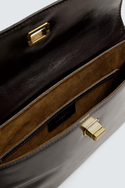 LIMITED EDITION LEATHER CLUTCH BAG - Zara фото 6
