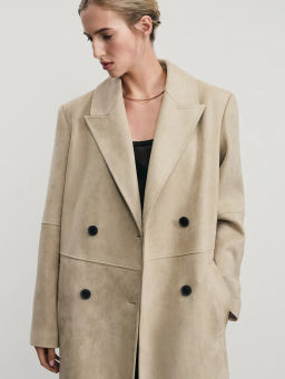 Пальто из искусственной замши / Zarina фото 8