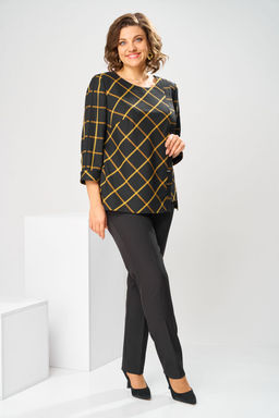 Костюм Romanovich Style 2-1269 горчица/чёрный фото 2