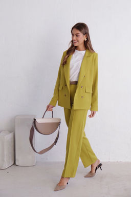 11725 Брюки со стрелками в цвете шартрез - Martichelli фото 24