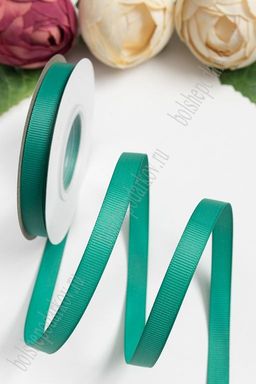 Лента репсовая 1 см*20 ярд "1 сорт" (SF-1346) тиффани №221