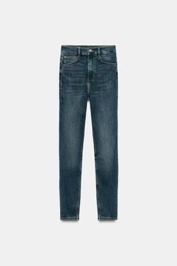 JEANS TRF SKINNY TIRO ALTO / Azul / Gris - Zara фото 7