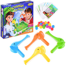 Настольная семейная игра "Слоники и шарики"