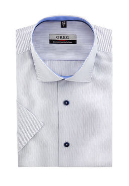 Сорочка мужская короткий рукав GREG 231/109/6437/Z/1  фото 2